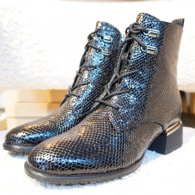 Bottines  à lacets vandy noir E/N