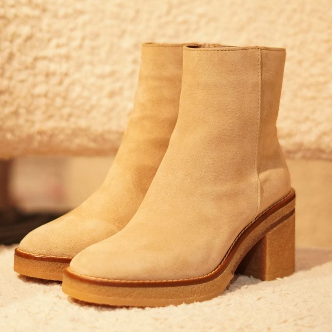 Boots beige talon ALPE
