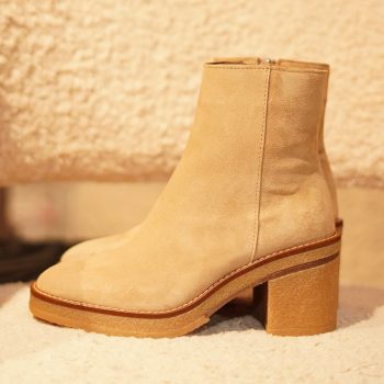 Boots beige talon ALPE
