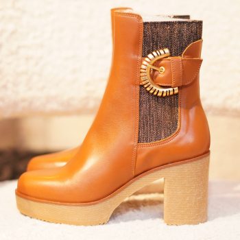 Bottine camel Rosemetal FAOUZIA
