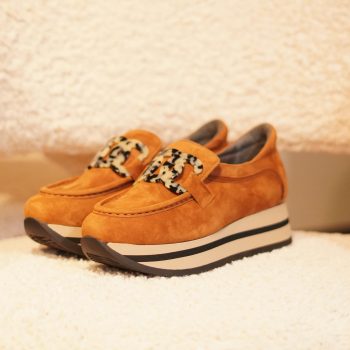 Mocassin compensé camel Softwaves CARINE